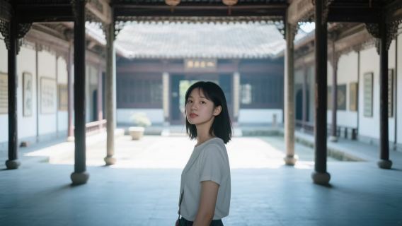 寧波天一閣博物院旅拍【跟拍攝影親子照情侶閨蜜兒童跟拍家庭旅拍】