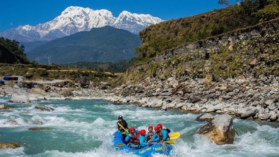 Pokhara:Paragliding & River Rafting Adventure with Transfers