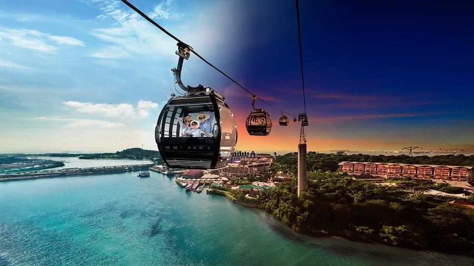 Singapore After Dark:Small Group Sentosa Tour with Cable Car