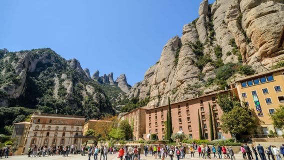 Eintrittskarte für das Kloster Montserrat mit dem Escolania-Knabenchor