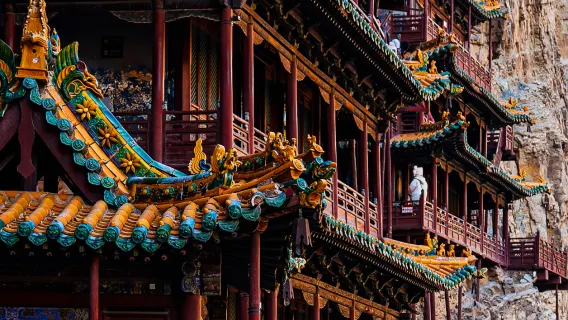 Datong 1-day tour private charter: Yungang + Xuankong Temple + Wooden Pagoda [dedicated transfer]