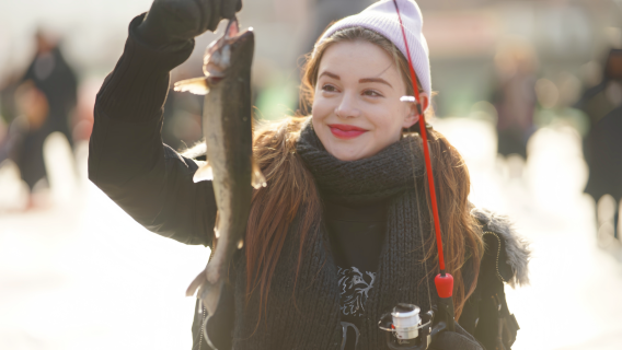 Private Group: Seoul Departure Hwacheon Sancheoneo Ice Festival/Eobi Valley Ice Fishing Day Tour