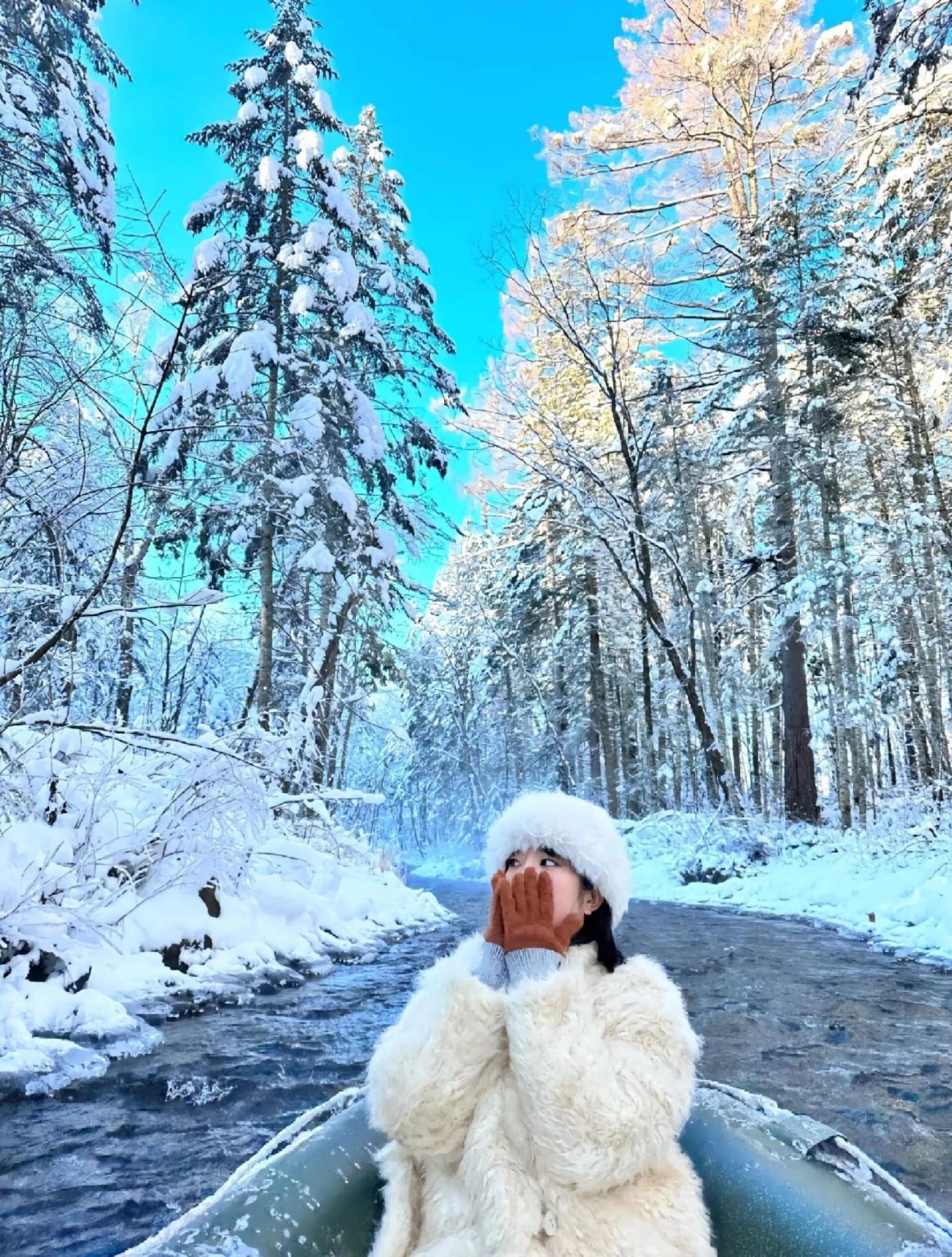 Deriva tra i ghiacci del Mondo Magico + tour giornaliero in noleggio con conducente esclusivo a Snow Ridge/Lago Laolike [andata e ritorno da Erdaobaihe, Montagna Changbai]