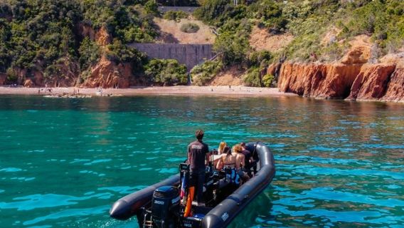 ทัวร์เรือชมแคลองส์แห่งเอสเตเรล 1.5 ชั่วโมง จากคานส์