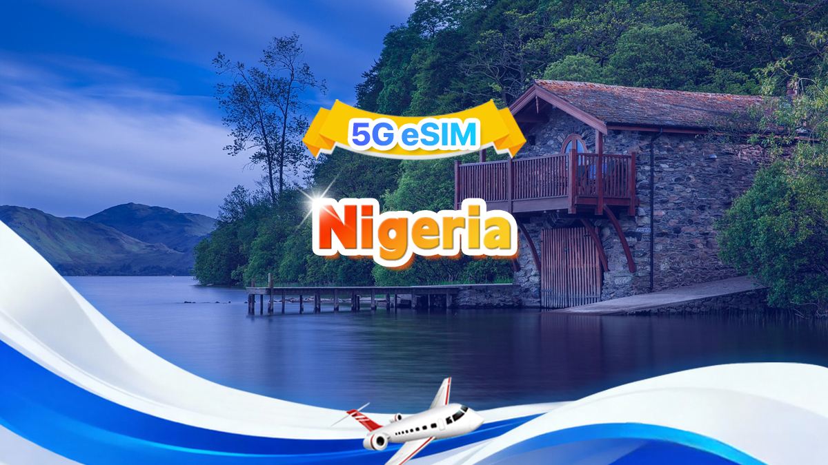 Nigeria 4G/5G eSIM|Total package|Total 1GB-30GB|3-30 days|QR code