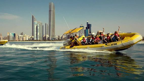 阿布達比小黃船快艇體驗