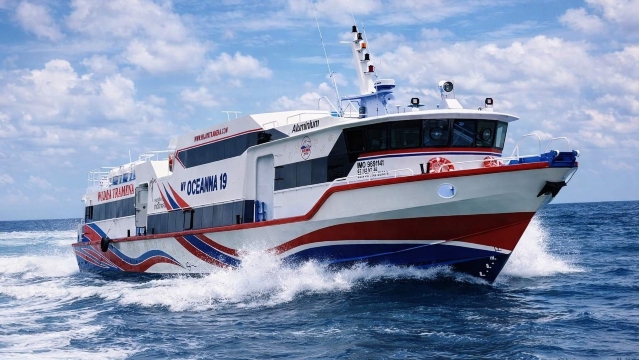 Tiket kapal cepat pulang pergi dari Dermaga Sanur Bali ke Dermaga Padang menuju Pulau Lombok/Kepulau