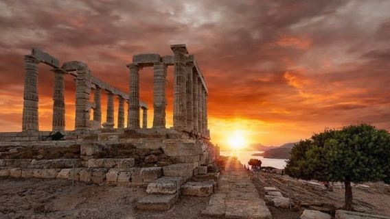 Cape Sounio Private half day Poseidon Athenian Riviera sunset