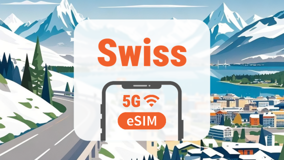 eSIM 5G Swiss | 2 Jaringan • All AI & TikTok | 1–30 Hari | QR Code