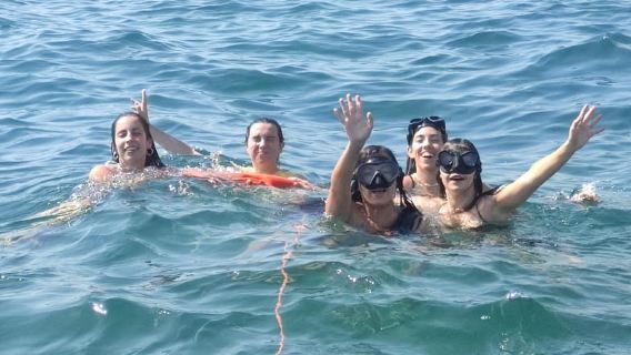 Cagliari: Sella del Diavolo Boat Magic Tour Drinks & Snacks