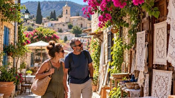 Villages des Troodos : Excursion à la journée tout compris avec nourriture et vin