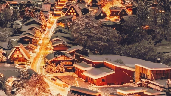 Nagoya: Lawatan sehari Kampung Gassho + Jalan Onsen Gero dengan sewaan peribadi, hantar-jemput dalam bahasa Cina / perjalanan boleh disesuaikan 