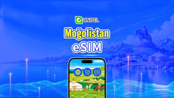 Moğolistan Unitel 5G eSIM | Yerel aramalar ve SMS içerir | Paket başına toplam veri | Günlük faturalandırma | 3-30 gün | QR Kodu