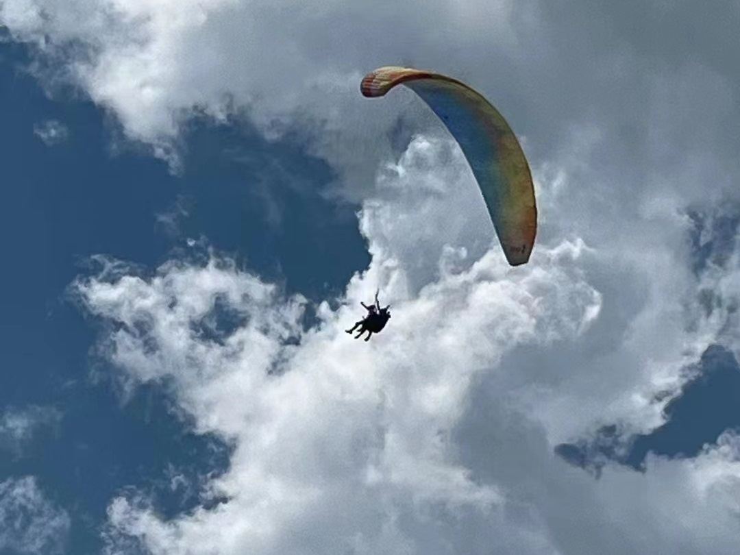 安吉大里滑翔傘基地降落場滑翔傘飛行體驗【飛行高度600米+專業教練帶飛】