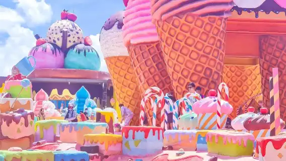 【夢幻主題|冰淇淋糖果屋】東芭樂園+巨型糖果屋一日遊