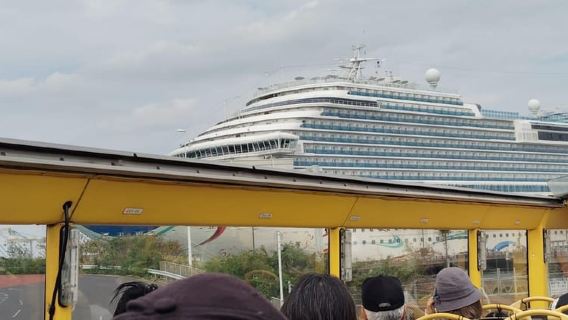 Okinawa: Double-Decker Open Top Bus Tour to American Village