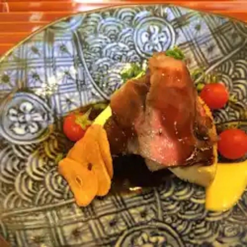 110 Kyoto's trending popular cuisine - Kyo-ryori restaurant in Arashiyama with cherry blossoms