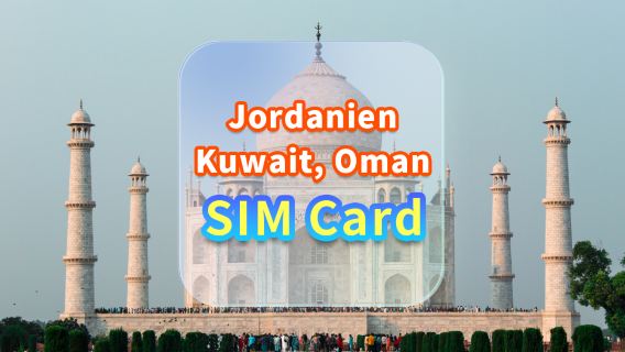 [Jordanien, Kuwait und Oman] 5G-Daten-SIM-Karte | CMI | Hochgeschwindigkeits-Daten-SIM-Karte | Wählbare Tage | Plug-and-Play | Abholung vom Flughafen Hongkong