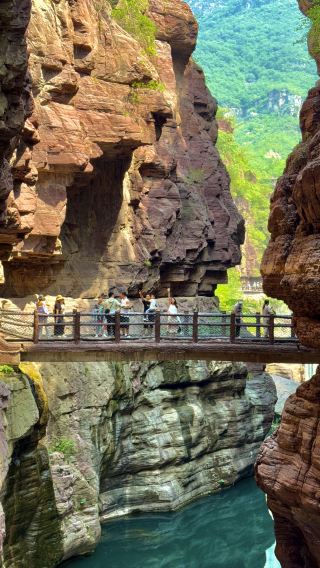 焦作雲台山風景名勝區+茱萸峯+茱萸峯-玄帝宮+藥王洞一日遊中英文服務不含門票