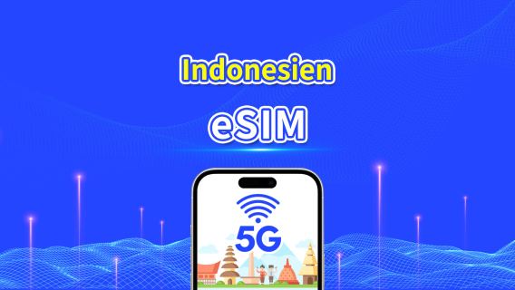 Indonesien eSIM | 5G/4G | Tägliches/Gesamtdatenpaket | 1-30 Tage | Billing nach natürlichem Tag | QR-Code