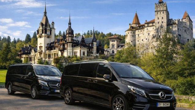 3 Castles Brasov |Mercedes & Hotel Pickup| Peles Bran Cantacuzino