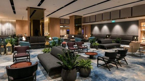 Jewel Changi Airport VIP lounge (public area) in Singapore