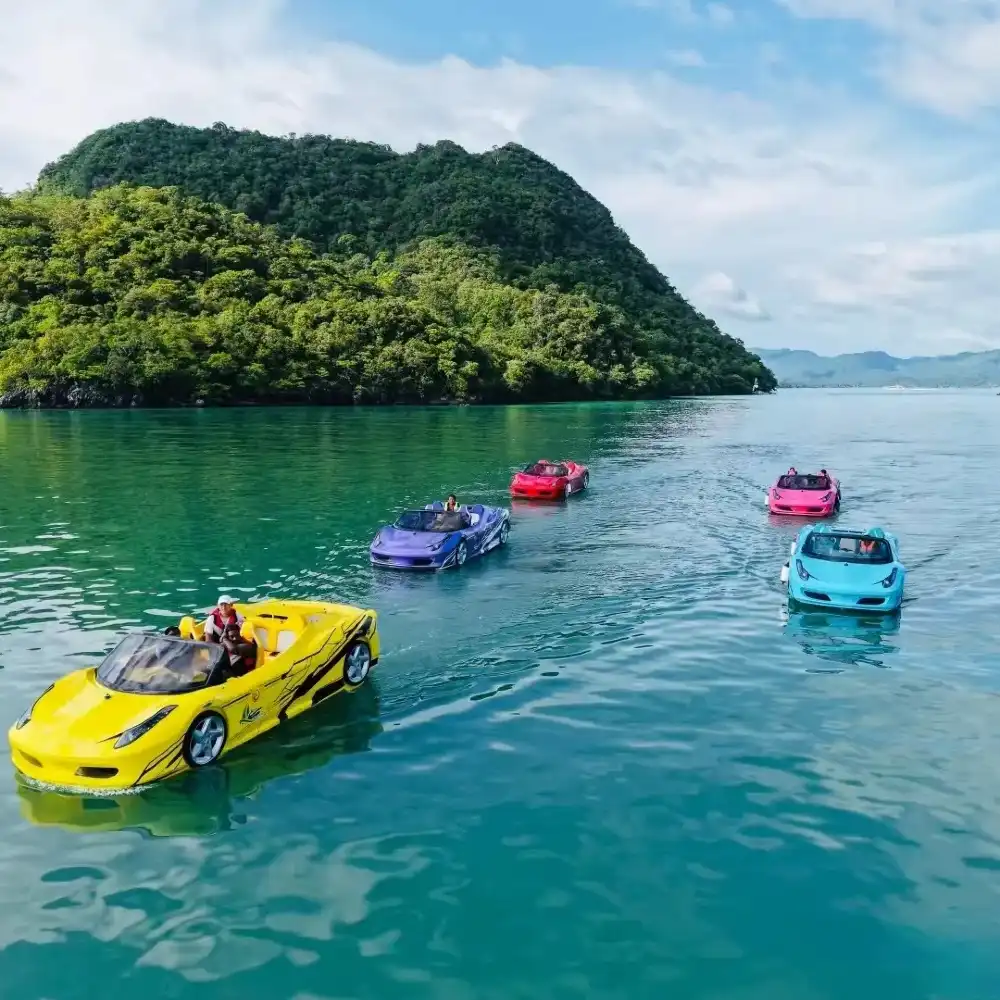 ランカウイ・チェナンビーチ海上アクティビティ（水上オートバイ＋