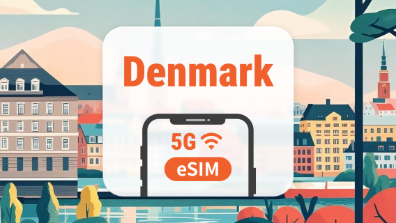 Denmark 5G eSIM | Dual Network • All AI & TikTok | 1–30 Days | QR Code