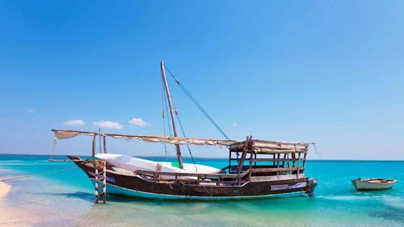 Zanzibar: Mnemba Island Snorkeling and Sunset Dhow Cruise