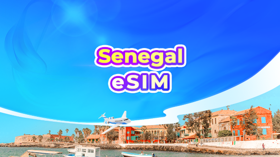 Senegal eSIM | All AI & TikTok | Daglig pakke/data pakke | 24-timers fakturering | QR code