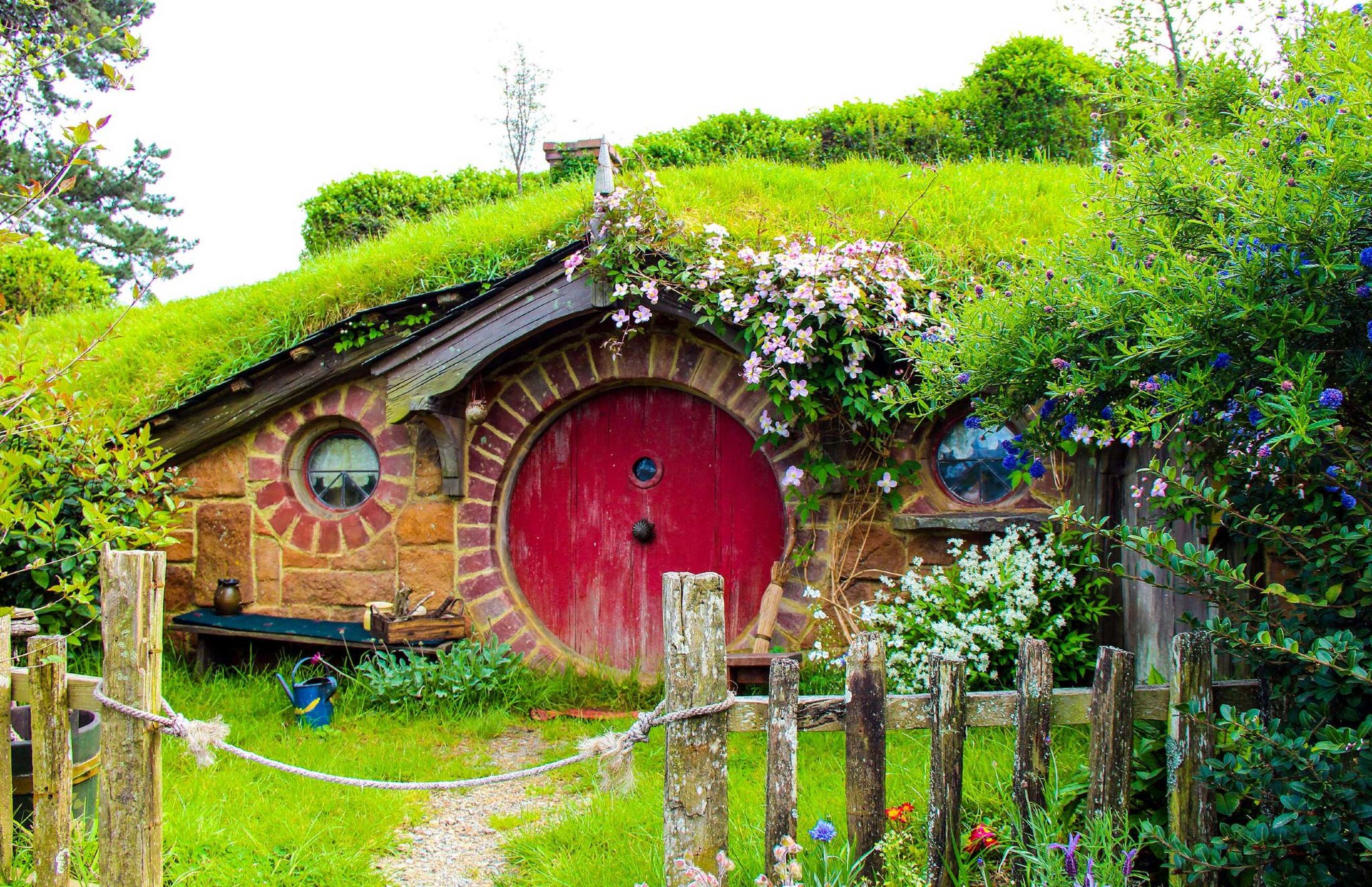 Однодневный тур из Окленда в Хоббитон и Уэйтомо Глоуворм Кейвс (туда и обратно) с обедом