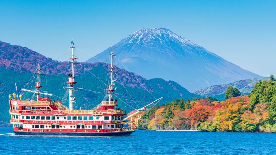 ทัวร์ฮาโกเน่-คามาคุระ|ทัวร์เรือโจรสลัดทะเลสาบอาชิ + กระเช้าลอยฟ้า โอวาคุดานิ + ทัวร์ 1 วัน