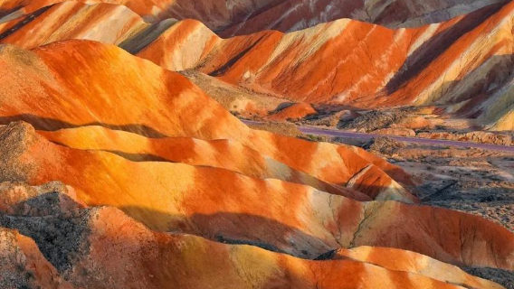 張掖七彩丹霞旅遊設施半日遊【純玩0購物/到府接送】