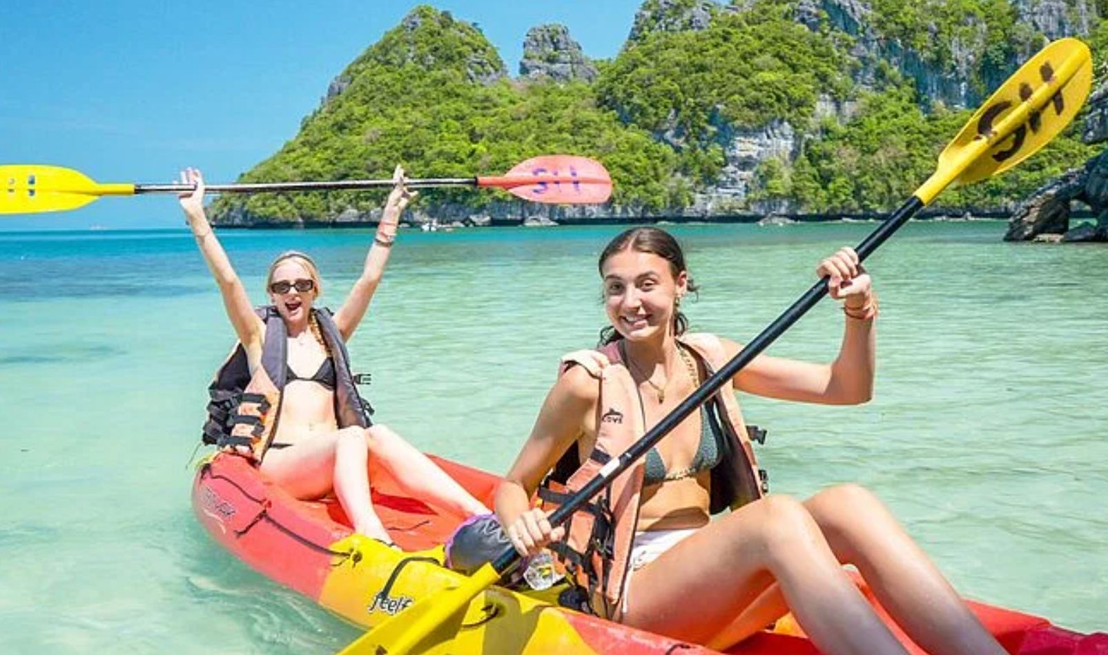 Koh Samui Departure: Mu Ko Ang Thong National Park Sightseeing and Snorkeling|Upgradable kayaking adventure