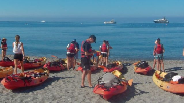 Van Málaga: Geleide kajaktocht langs de kliffen van Maro-Cerro Gordo
