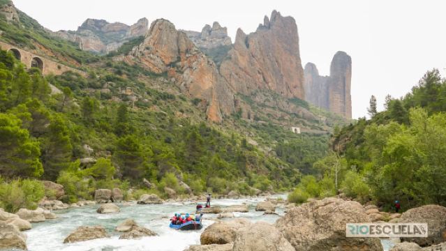 Huesca: Rafting in famiglia