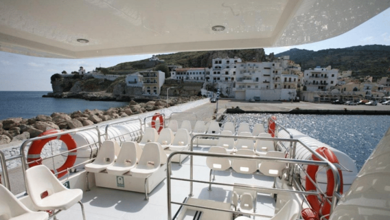 Karpathos : Karpathos와 Kasos 사이의 페리 여행