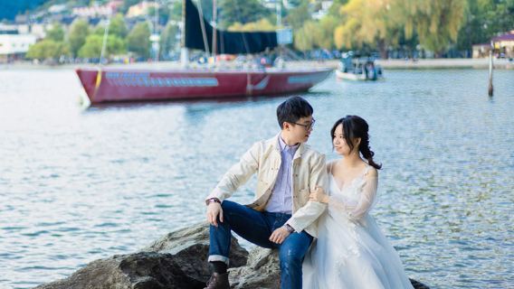 ニュージーランド・クイーンズタウンでの旅行写真撮影【グローバル ヨーロッパ ニュージーランド クイーンズタウン 旅行写真撮影 ウェディングフォト 家族写真 旅行同行撮影】