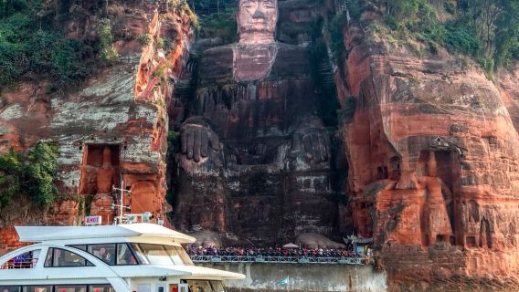 樂山大佛遊船【含船票+30分鐘講解+藍牙耳機+贈烏尤寺講解】