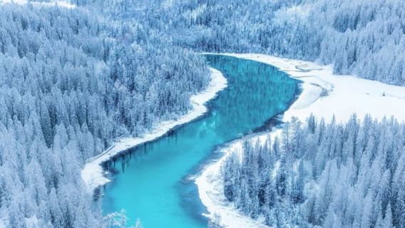 [Xinjiang] Winter Fairy Tale | Unlock the Snowy Wonders of Kanas, Hemu, and Sayram Lake (Morning Photography in Hemu + Self-Drive Around Sayram Lake + Skiing at Jikebulen + Bonfire Party)