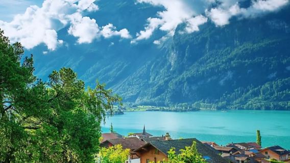 蘇黎世+因特拉肯+布里恩茨湖+伊瑟爾特瓦爾德瑞士最美村莊之一