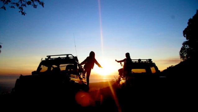 Bali Kintamani Mount Batur Jeep Sunrise Experience with Photographer, Optional Hotel Transfer, Waterfall, Tegallalang Rice Terrace, Hot Spring, Ubud ATV