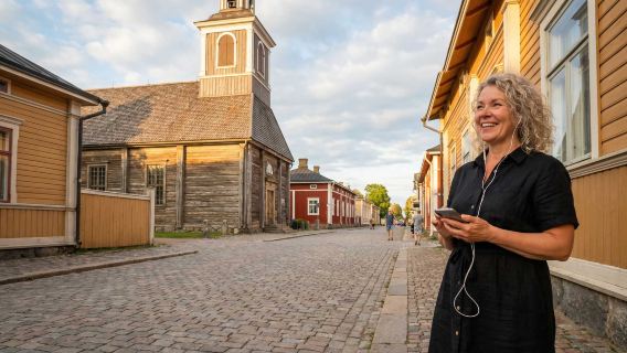 Rauma Audio Tour: Echoes of Old Cobblestones and Sacred Stories