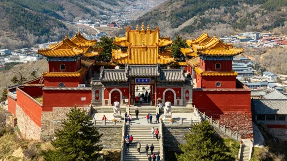 Round-trip private car | One-day tour of Wutai Mountain, Shanxi Province, including entrance tickets + Shuxiang Temple + Xiantong Temple + Dailuo Peak