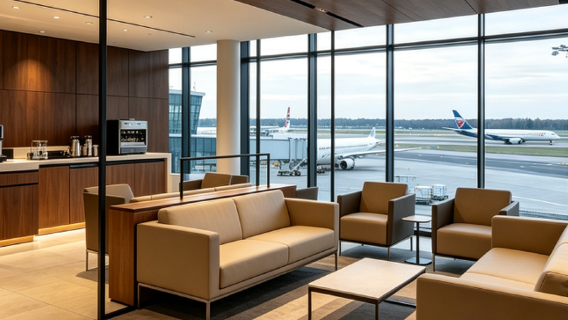 Biglietto per la lounge VIP all'Aeroporto di Colonia-Bonn [CGN] | VIP/sala relax in attesa del volo | stanza | attesa volo/transito/relax