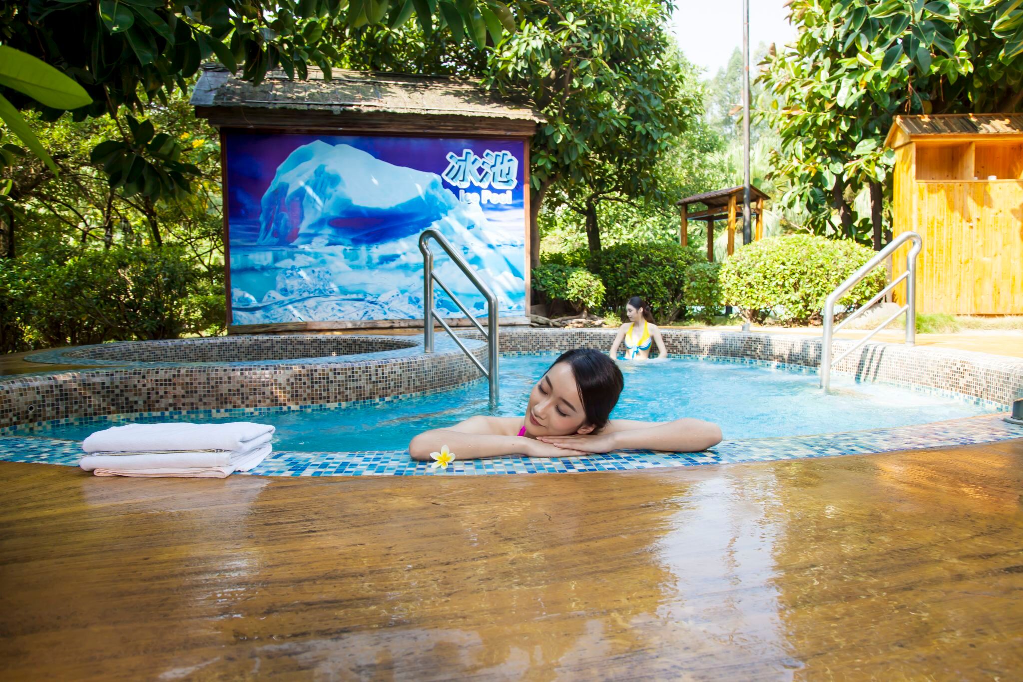 【新銀盞溫泉/銀盞森林溫泉2選1、廣州周邊遊的真溫泉】