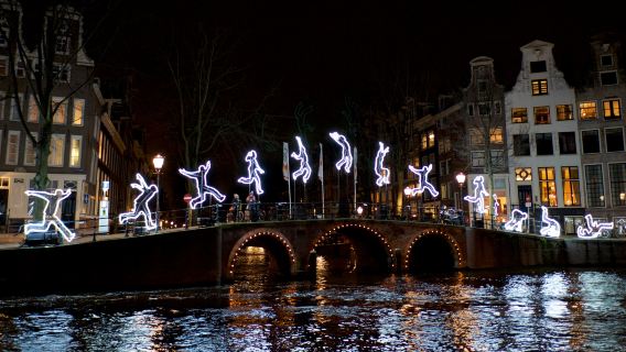 Amsterdam Light Festival Cruise starts at Centraal Station