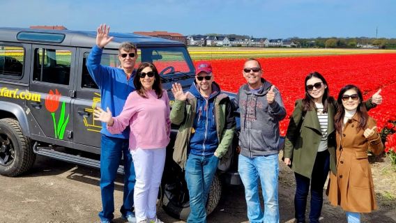 Amsterdam: Guided Land Rover Tulip Tour