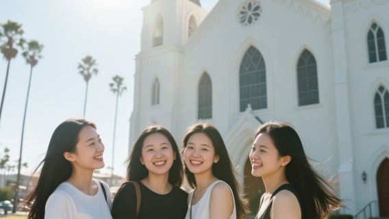 美國長灘旅拍【跟拍攝影親子照情侶閨蜜兒童跟拍家庭旅拍】