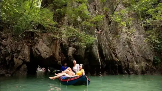 Phuket speedboat: Ko Hong + Koh Panyee + Khao Phing Kan day tour [lunch + canoe]